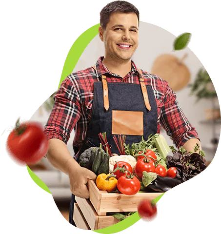 Horta suspensa no muro