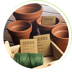 Vaso para horta suspensa de madeira